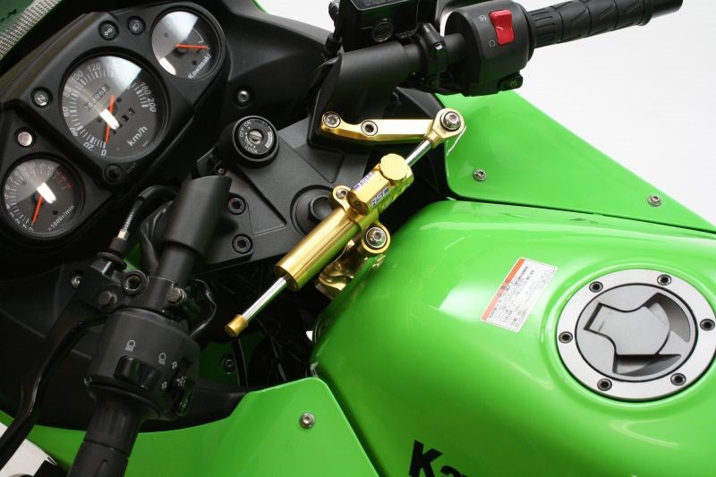 CNC Steering Damper Stay Type 1 Gold 75mm Ninja 250R