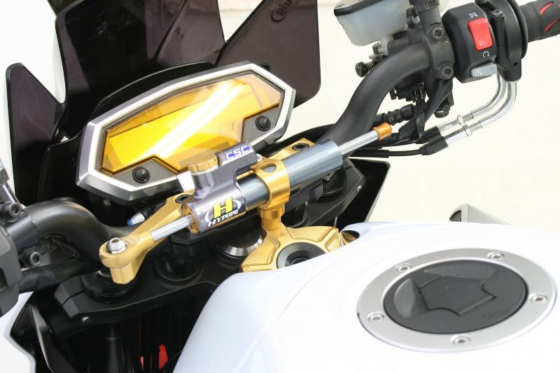 CNC Steering Damper Stay Type 3 Black 75mm Z1000