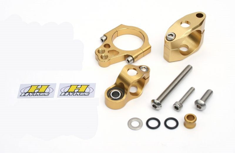 CNC Steering Damper Stay Type 1 Gold 120mm Sportster XL1200 XL883
