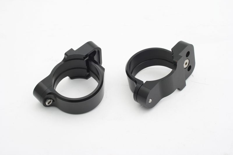 Fender Brackets for H49 Forks, Black, Left and Right Set, Dyna FXD