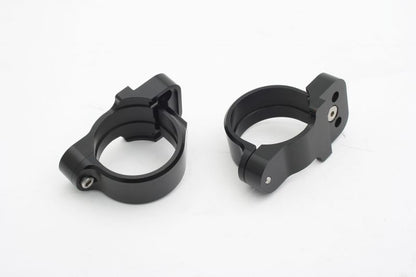 Fender Brackets for H49 Forks, Black, Left and Right Set, Dyna FXD