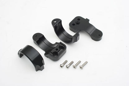 Fender Brackets for H49 Forks, Black, Left and Right Set, Dyna FXD