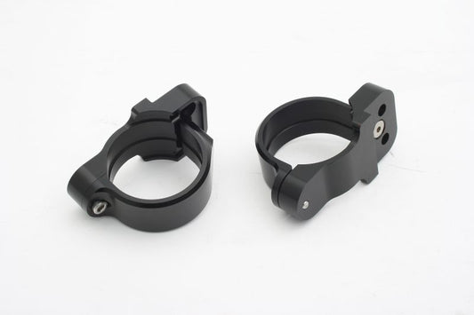 H49フォーク用 フェンダーブラケット ブラック 左右セット ツーリング FL