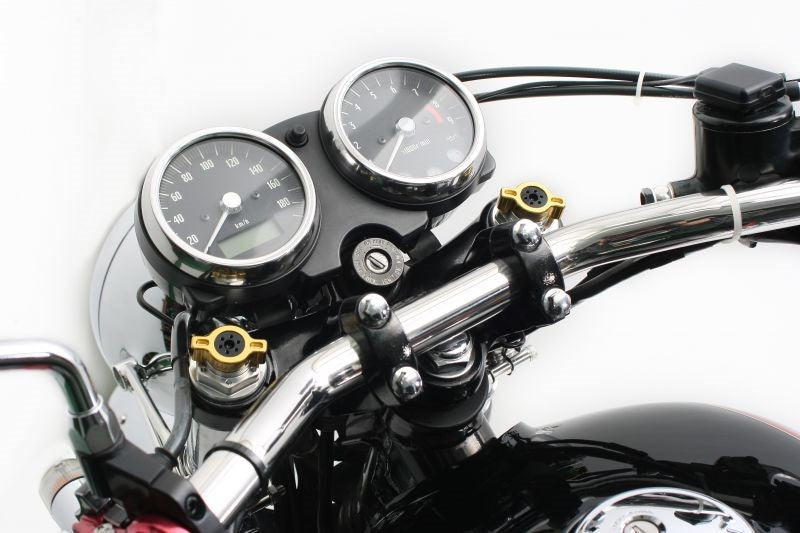 純正フォーク用 プリロードアジャスター ブラック W400 W650 W800