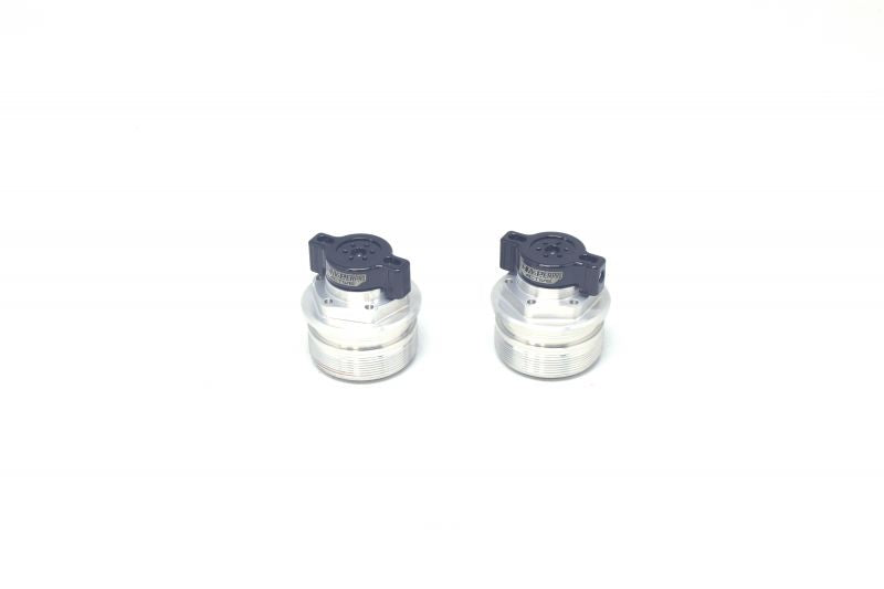Preload Adjuster for OEM Fork, Black - Ninja 250/400