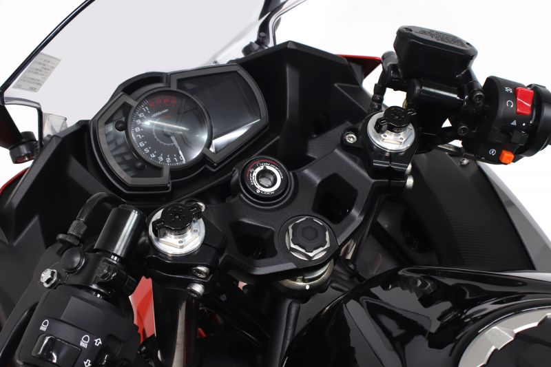 Preload Adjuster for OEM Fork, Black - Ninja 250/400
