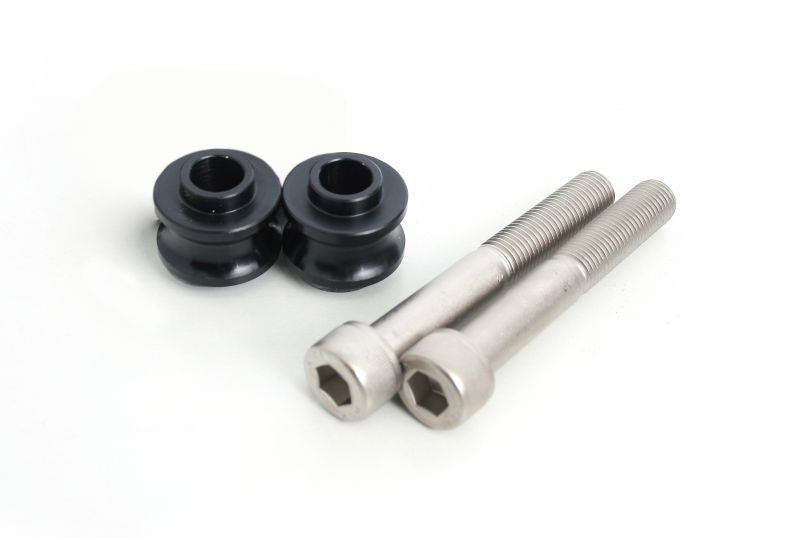 Offset Collars & Bolts for Radial Caliper Support, Black, 3mm/65mm, 2 pieces each