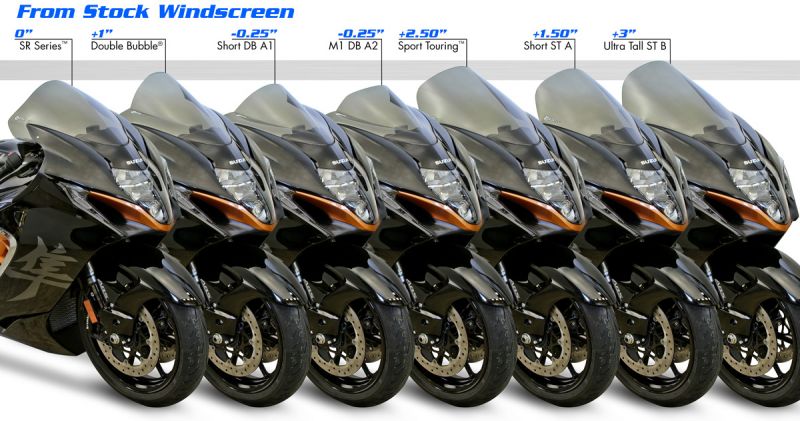 Screen Sport Touring Smoke Hayabusa