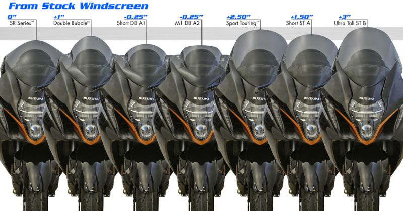 Screen Sport Touring Smoke Hayabusa