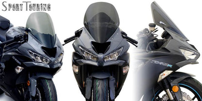 スクリーン スポーツツーリング クリア ZX-6R 636