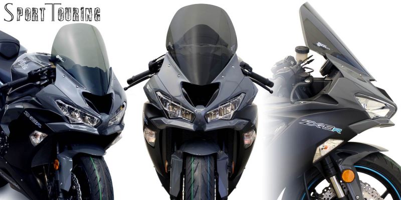 スクリーン スポーツツーリング ダークスモーク ZX-6R 636