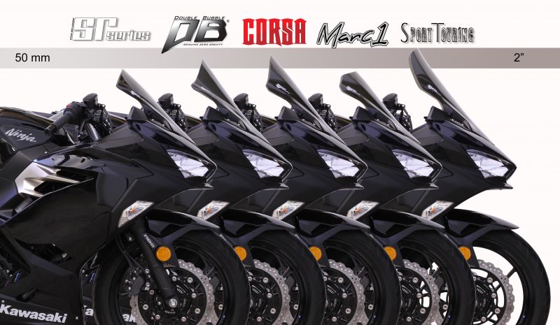 スクリーン スポーツツーリング クリア ニンジャ250 ニンジャ400