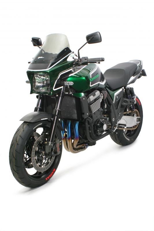 スクリーン エアロダークスモーク ZRX1200 ZRX1200R ZRX1100 ZRX400