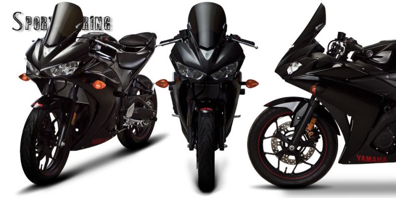 スクリーン スポーツツーリング ダークスモーク YZF-R25 YZF-R3