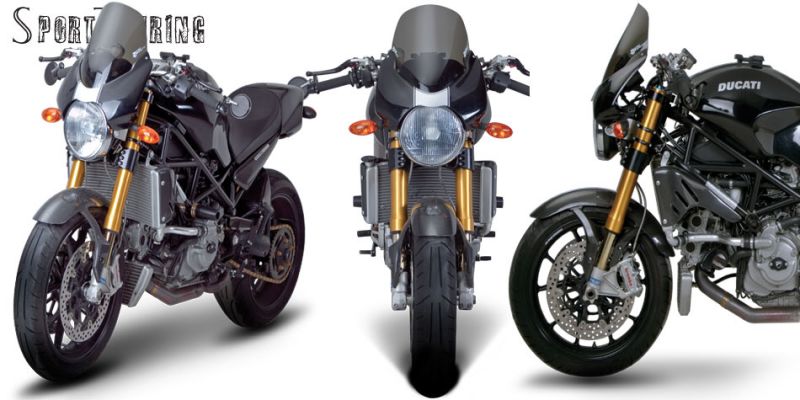 Screen Sports Smoke Ducati 1000 Monster 1000/900S/S2R/S4/S4R