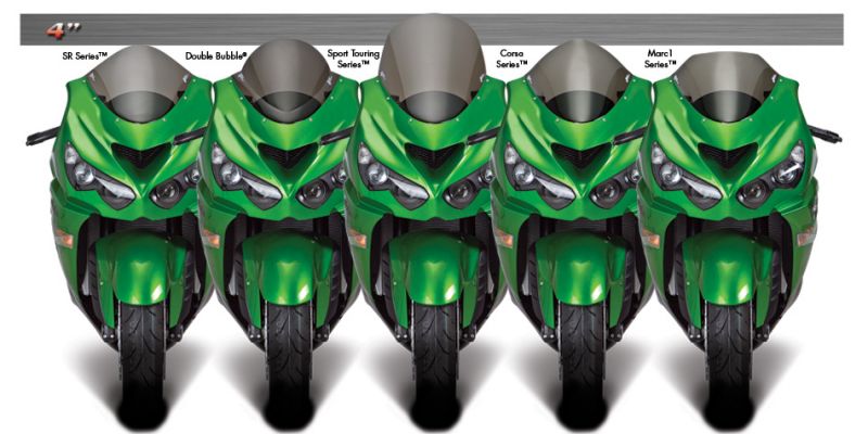 Screen Corsa Clear ZZR1400 ZX-14R
