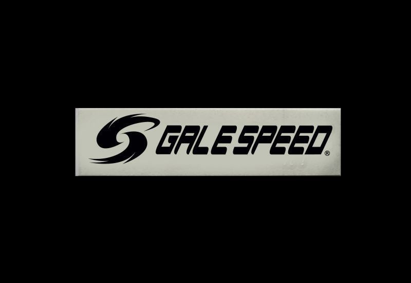 GALESPEED 抜き文字ステッカー ブラック 25×120mm