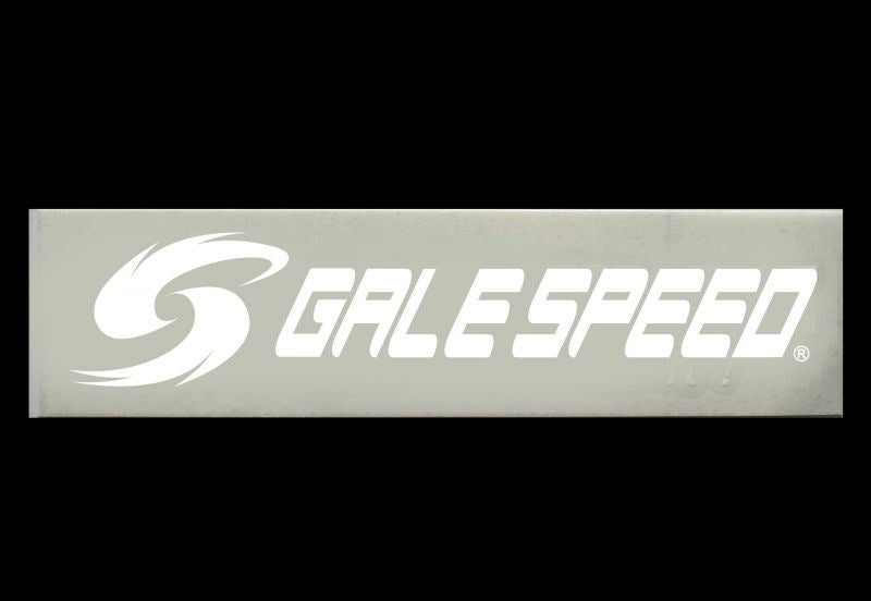 GALESPEED 抜き文字ステッカー ホワイト 38×180mm