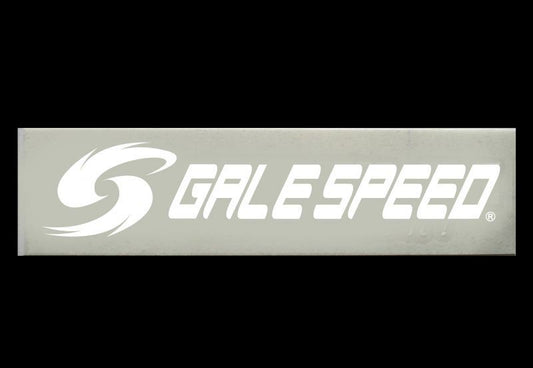 GALESPEED 抜き文字ステッカー ホワイト 38×180mm