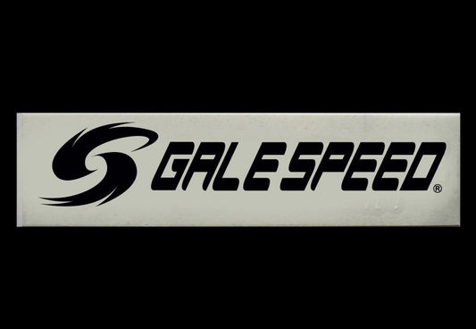 GALESPEED 抜き文字ステッカー ブラック 38×180mm