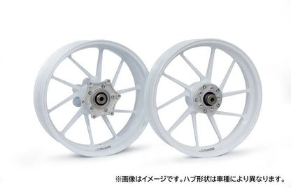 アルミ鍛造ホイール タイプR ソリッドホワイト F 350-17 1本 SV650/X