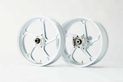 Forged Aluminum Wheels TYPE-GP1S Solid White Front 350-17 ZX-4RR/ZX-4R SE 23-25