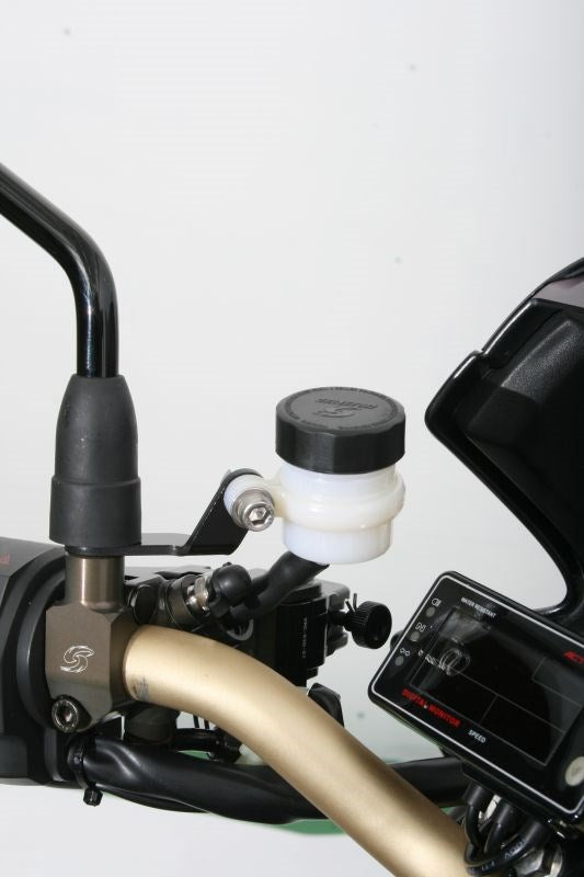 タンクステー クランプミラーホルダー(M10)用 TYPE-4/アップハン用 クラッチ VRE/RE/VRC/RM共通 GS15タンク対応