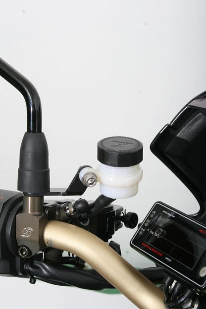 タンクステー クランプミラーホルダー(M10)用 TYPE-4/アップハン用 クラッチ VRE/RE/VRC/RM共通 GS15タンク対応