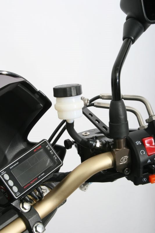 Tank Stay Clamp Mirror Holder (M10) Type-5/for Upright Handlebar, Brake VRE/RE/VRC/RM Common, Compatible with GS15 Tank
