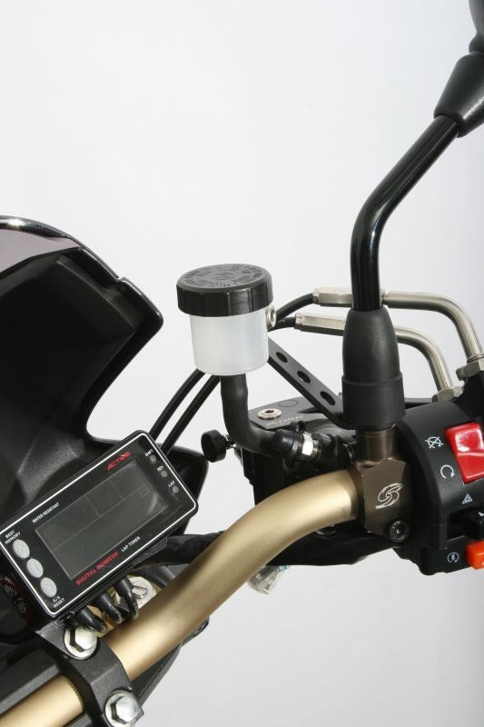 Tank Stay Clamp Mirror Holder (M10) Type-5/for Upright Handlebar, Brake VRE/RE/VRC/RM Common, Compatible with GS15 Tank