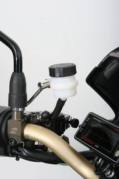 タンクステー クランプミラーホルダー(M10)用 TYPE-9(棒)/アップハン用 クラッチ VRE/RE/VRC/RM共通 GS15タンク対応