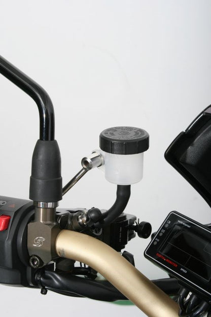 タンクステー クランプミラーホルダー(M10)用 TYPE-9(棒)/アップハン用 クラッチ VRE/RE/VRC/RM共通 GS15タンク対応