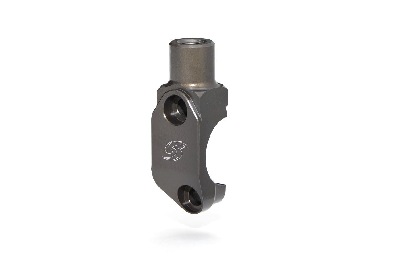 Clamp, 1-inch (25.4mm) mirror holder, for VRC/RM brake master, hard anodized