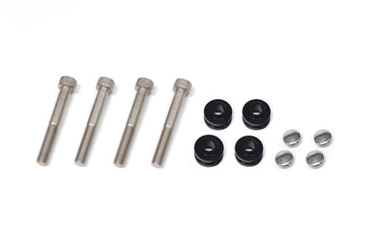 Offset Collar 12.5mm & Chromoly Cap Bolt Black YZF-R7 22, 4 pcs each