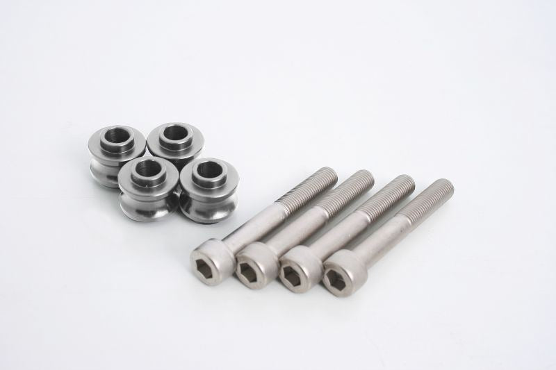 Offset Collars 13mm & Chromoly Cap Bolts Silver Z1000 15-22 (4 pcs each)