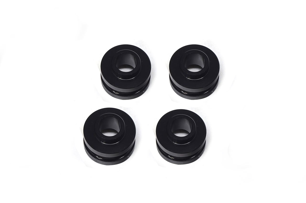 Offset Collar, Black, 12.5mm, Convex Front/Concave Back, 4 pieces