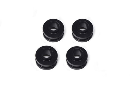 Offset Collar, Black, 12.5mm, Convex Front/Concave Back, 4 pieces