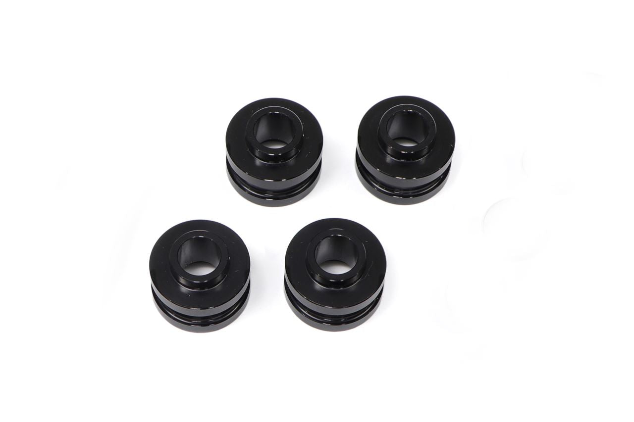Offset Collar Black 13.5mm (Front Convex/Back Concave) 4 pcs