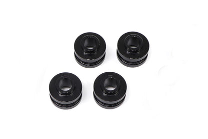Offset Collar Black 13.5mm (Front Convex/Back Concave) 4 pcs