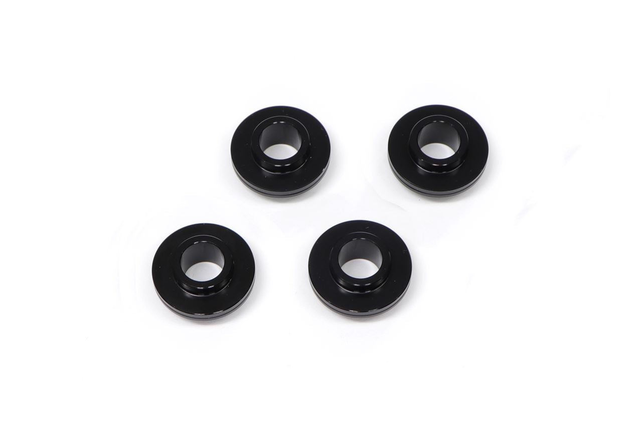 Offset Collar, Black, 3.5mm (front convex/back convex), 4 pieces