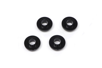Offset Collar, Black, 3.5mm (front convex/back convex), 4 pieces