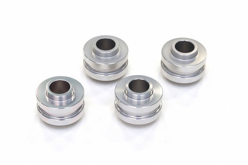 オフセットカラー シルバー 12mm(表凸/裏凸) 4個入