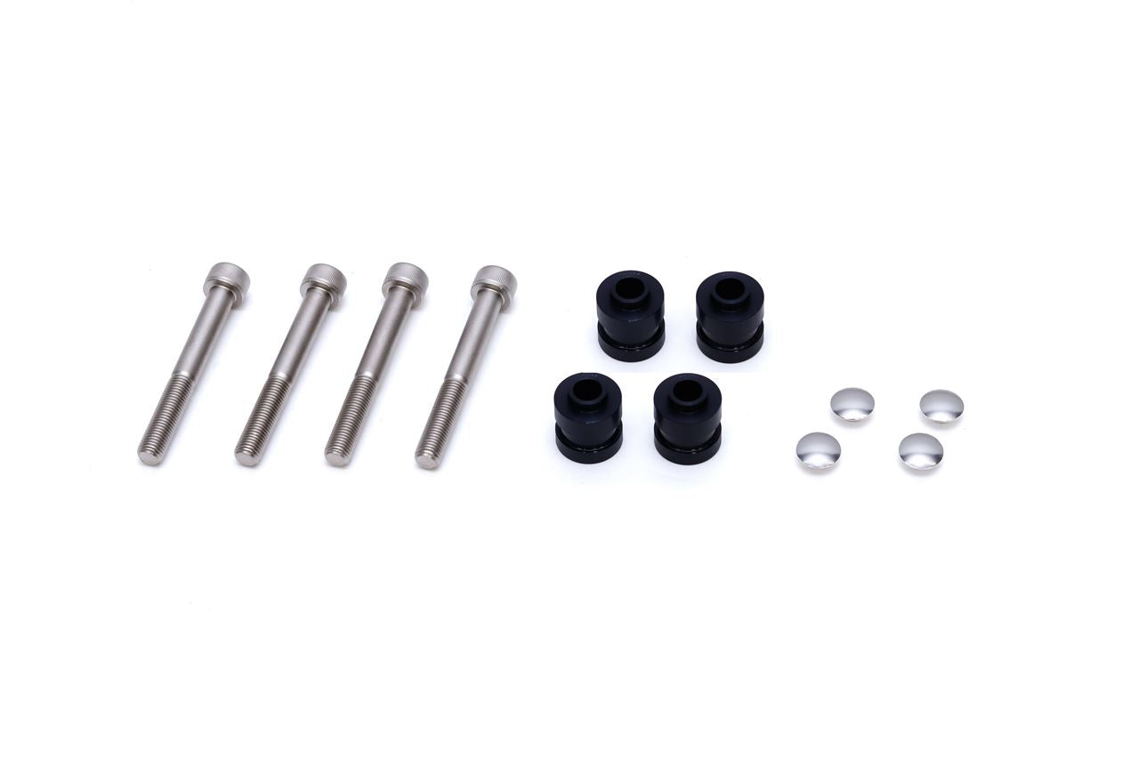 オフセットカラー22.5mm&クロモリキャップボルト φ320ディスク用 ブラック Z900RS 18-22 4個入