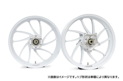 アルミ鍛造ホイール タイプSB1 ソリッドホワイト(ガラスコート) R 550-17 1本 MT-09 トレーサー9 XSR900