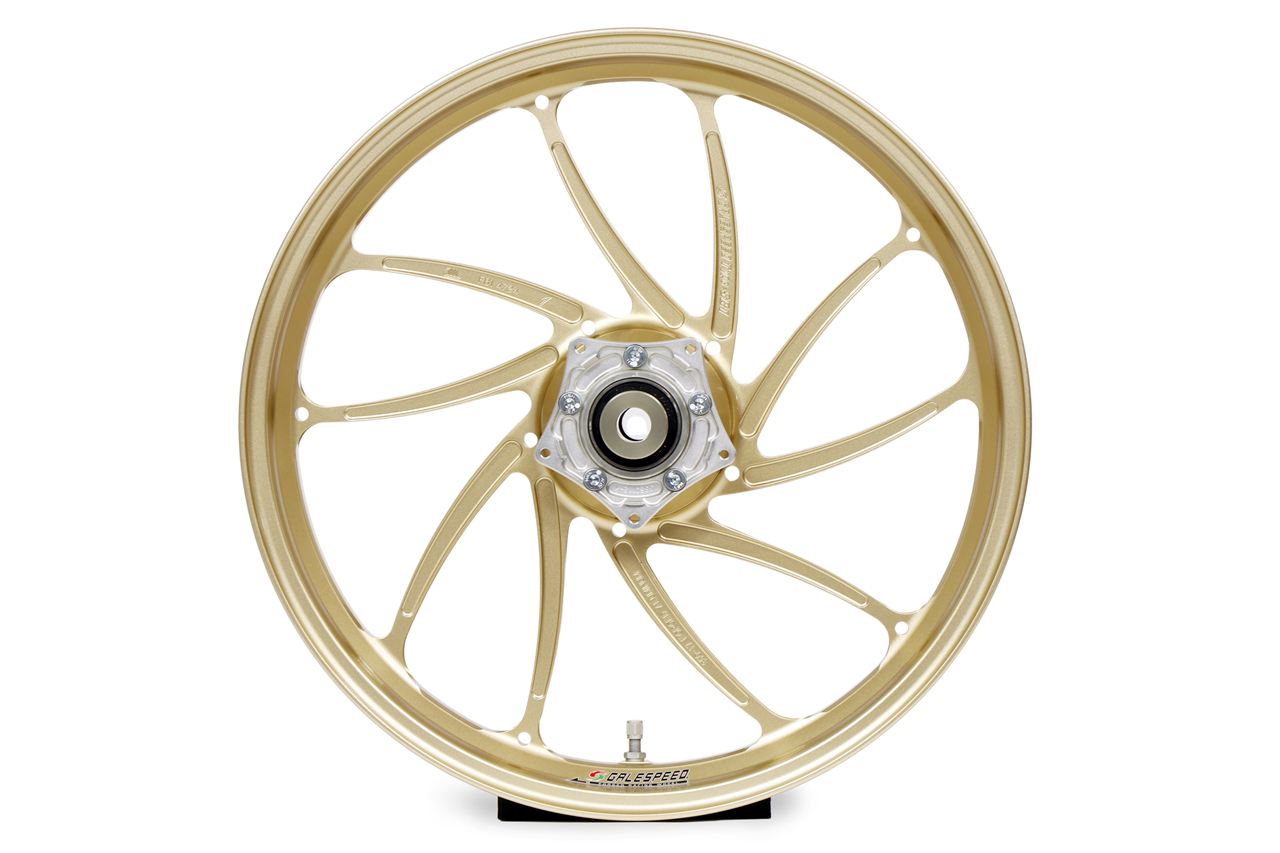 アルミ鍛造ホイール タイプSB1 ゴールド(ガラスコート) F 350-17 1本 MT-09 トレーサー9 XSR900
