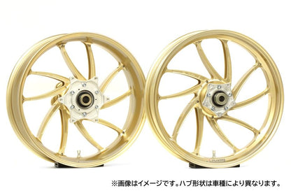 アルミ鍛造ホイール タイプSB1 ゴールド F 350-17 1本 MT-09 トレーサー9 XSR900