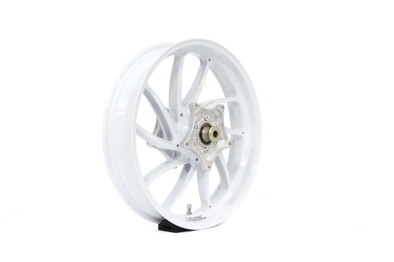 アルミ鍛造ホイール TYPE-SB1 ソリッドホワイト フロント 350-17 ZX-4RR/ZX-4R SE 23-25