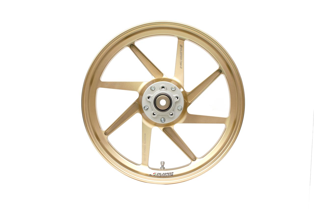 アルミ鍛造ホイール タイプE ゴールド(ガラスコート) R 550-17 1本 MT-09 トレーサー9 XSR900