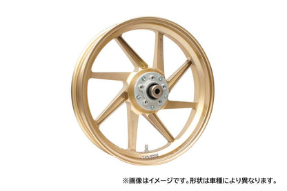 アルミ鍛造ホイール タイプE ゴールド(ガラスコート) R 550-17 1本 MT-09 トレーサー9 XSR900