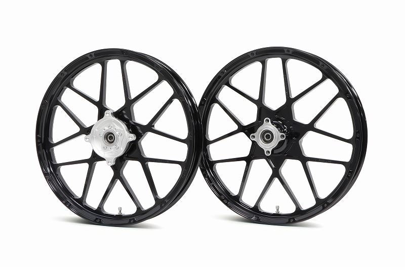 アルミ鍛造ホイール TYPE-X グロスブラック フロント 185-17 CT125 ハンターカブ(ABS) 20-25